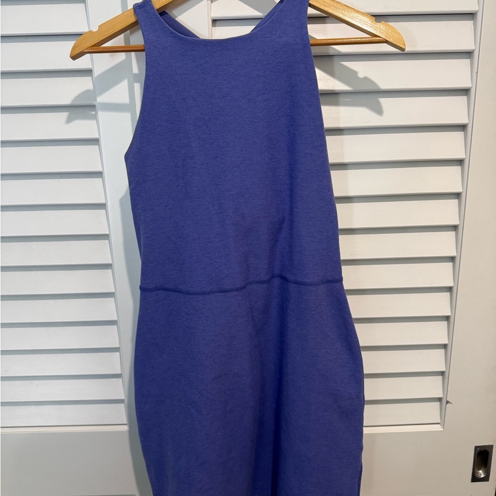 Beyond Yoga Vibrant Blue Midi Dress